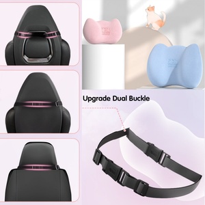 Office Chair, Car Seat Back Support Pillow, <b>Memory</b> <b>Foam</b> Lumbar Pillow for Lower Back Pain Relief Car Lumbar Support Pillow - Product Image 6