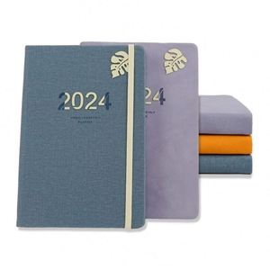 Pu Leather <b>Journal</b> Sublimation Lined Paper 2025 Calendar Diary Customized Book Pu Leather Notebooks With Pen - Product Image 5