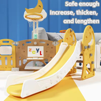 Toboggan intérieur en plastique pour enfants Starry Kids, jeu pour la maison, la maternelle, le jardin, la garderie, la maison de jeux
