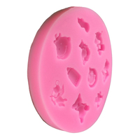 Moule en silicone rond 3D, motif lettres ABC classiques et populaires, pour poussette, chaise, citrouille, cheval, ours, ange, bonhomme de neige