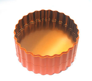 กล่องดีบุกขนมไหว้พระจันทร์ของขวัญปีใหม่รูปคลื่นสามชั้นที่กําหนดเองพร้อมบรรจุภัณฑ์เมล็ดแตงโมและถั่ว - Product Image 2