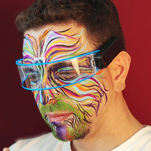 <span class=keywords><strong>Pintura</strong></span> corporal que brilla <span class=keywords><strong>en</strong></span> la oscuridad, Impresión de tu logotipo <span class=keywords><strong>en</strong></span> el tubo, <span class=keywords><strong>pintura</strong></span> corporal de neón lavable - Product Image 2