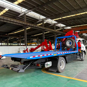 Camión Grúa de Rescate de <span class=keywords><strong>Emergencia</strong></span> HOWO de Fábrica China con Plataforma Deslizante Inclinable y Grúa de Brazo Plegable de 5 Toneladas en Venta - Product Image 1
