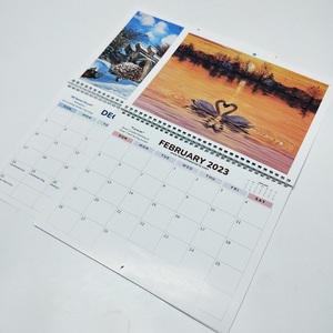 Lịch In 12 Tháng Thiết Kế Mới Lịch Treo Tường Lịch In Offset Hàng Tháng 2023 Buộc Kích Thước Tùy Chỉnh - Product Image 3