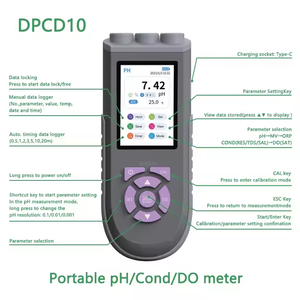 Professionele Draagbare <span class=keywords><strong>Ph</strong></span>/Cond/Do <span class=keywords><strong>Tester</strong></span> Met 0.01ph Nauwkeurigheid Oem/Odm Aanpasbare Iso9001 Gecertificeerd - Product Image 2