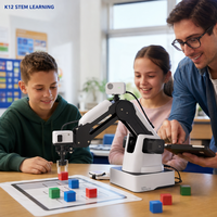 Kit Robot STEM Magician Lite avec Vision IA, Moteur, Pince, Ventouse et Capteurs de Sécurité DC 12V pour l'Automatisation Pédagogique K12