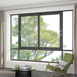 Fenêtres en alliage d'aluminium coupe-vent pour villas et maisons, fenêtres coulissantes à grands panneaux de verre robustes, profitez de la vue sur la mer, élargissez vos horizons - Product Image 6
