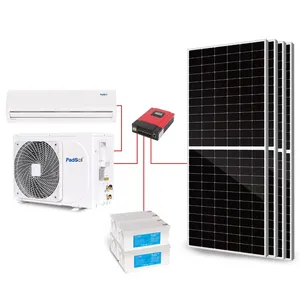 9000Btu 12000Btu 1800Btu Solar AC DC Units Air Conditioner Hybrid Solar Power Airconditioner Wall Split Air Conditioner For Home