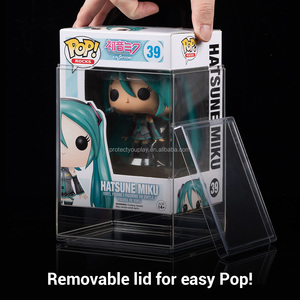 Funko Pop Premium Protector Vitrines de présentation Figurines en vinyle à collectionner-Durable Crystal Clear and Stackable Storage Funko Pop Case - Product Image 5