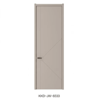 Portes intérieures contemporaines de style Shaker à âme pleine avec trous pré-percés pour projets résidentiels