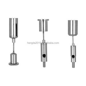 Kit de suspension rapide à verrouillage automatique pour câble en acier inoxydable pour lustre et éclairage de plafond - Product Image 2