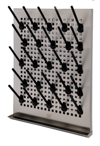 Modern Design Metalen Laboratorium Droogrek Pp Pegboard En Druiprek Voor School Workshop Ziekenhuis Magazijngebruik - Product Image 3
