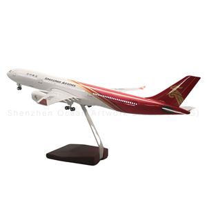 Modelo de avión de recuerdo, Avión de plástico Air <span class=keywords><strong>Airbus</strong></span> <span class=keywords><strong>A330</strong></span> Shenzhen Airlines 1:135, modelo de avión para colecciones, regalo de piloto - Product Image 1