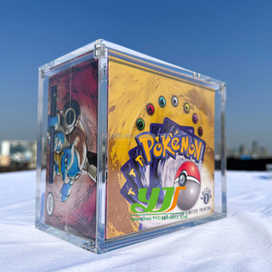 présentoir en acrylique transparent sur mesure pour boîtes de boosters <span class=keywords><strong>Pokémon</strong></span>, avec fermeture magnétique UV - Product Image 2