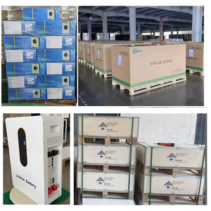 Kit de panneaux solaires domestiques avec panneaux photovoltaïques monocristallins en silicium de 3 kW, 5 kW, 10 kW, stockage sur batterie lithium-ion et contrôleur MPPT - Product Image 4