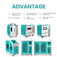 Torche oxyhydrogène H160, 300W 220V, kit de brasage HHO pour le brasage de bijoux, le polissage et la réparation de l'acier inoxydable, vente en gros