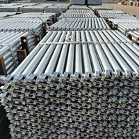 Sistema de Andamios de Acero Galvanizado con Anillo de Bloqueo, Plataforma de Andamio Modular para Construcción Completa, Plataforma de Andamio de Alta Resistencia para Construcción Industrial