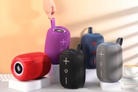 Enceinte Bluetooth AliSelect TG699 avec subwoofer, éclairage d'ambiance LED RGB, système audio compact 15W, portable pour extérieur avec poignée et lumière