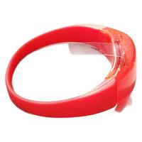 Bracelet en silicone LED à logo personnalisé, clignotant, radiocommandé, avec minuteur LED pour fêtes et concerts