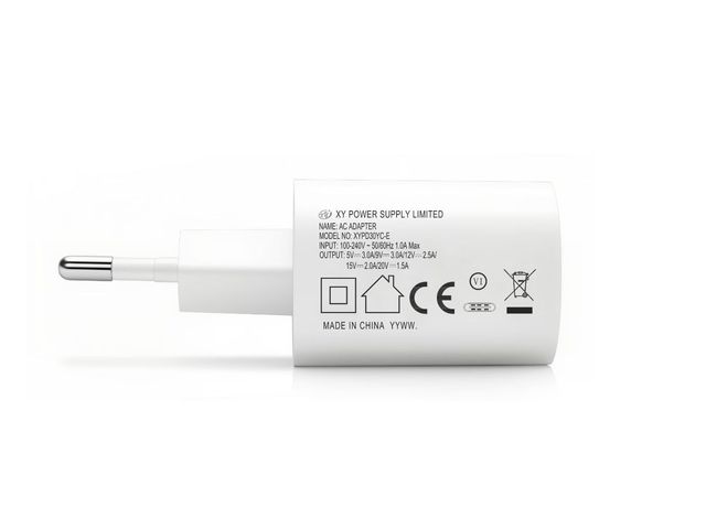 Fast Charging USB-C PD GaN Wall Charger with EU/UK/US/AU/JP/IND Plug Power Adapter with Customizable Voltage CE Certified