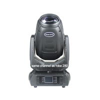 Mega Robe Pointe R10 280W Lumière DJ 10R 280W Sharpy Beam Spot Wash 3 en 1 Tête mobile pour discothèque Mariage Fête