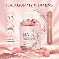 Vitaminas Capilares en Gomitas de Marca Privada con 5000mcg de Biotina y Ácido Fólico, Veganas, para la Salud del Cabello, la Piel y las Uñas, 60 Unidades, ODM/OEM