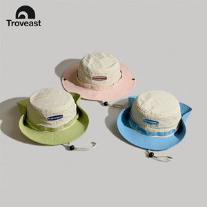 Quick-drying Breathable Waterproof Sun Bucket <strong>Hat</strong> Men Women Summer Macaron Colors Outdoor Traveling Fisherman Hiking <strong>Hat</strong> - Product Image 1