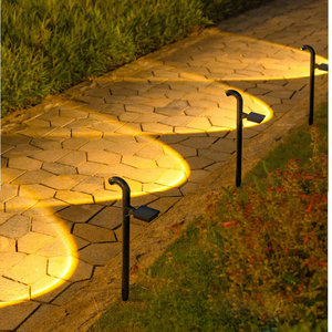 Solar <strong>Spot</strong> <strong>Lights</strong> for <strong>Outside</strong> Outdoor Waterproof IP55 3300K Warm <strong>Light</strong> LED Landscape Spotlight Lighting Pathway - Product Image 1