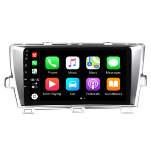 Krando Radio de coche de 9 pulgadas para <span class=keywords><strong>Toyota</strong></span> <span class=keywords><strong>Prius</strong></span> 3 2009-2015 unidad principal Android navegación GPS CarPlay inalámbrico DSP 4G tarjeta SIM autorradio - Product Image 1