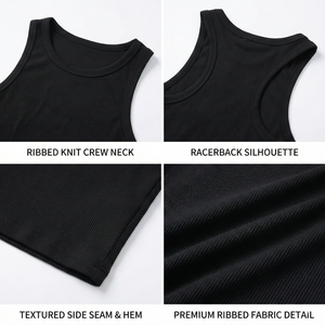 Camiseta Deportiva sin Mangas para Mujer, al por Mayor, con Escote en V Profundo, Tejido Elástico Transpirable, Bajo Costo, Logotipo Personalizado, Informal - Product Image 4