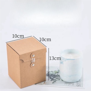 Vente en gros bon marché de boîtes en papier kraft écologique personnalisées emballage de parfum à bougie simple pour les entreprises éco-sensibles simples - Product Image 5