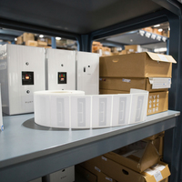 Étiquette RFID UHF ZDF personnalisée avec logo imprimé, autocollant imprimable RFID UHF 860-960 MHz, contrôle d'accès, mini-carte en PET polycarbonate, cadeau