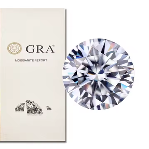 ใบรับรอง GRA เพชรโมอิสซาไนต์แบบเม็ดเดี่ยว VVS1 สี D สำหรับทำแหวนหมั้นโมอิสซาไนต์แบบกำหนดเอง จี้ สร้อยคิวบาลิงค์ พร้อมส่ง - Product Image 1