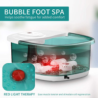 Prix de gros Mimir Appareil de massage électrique pour les pieds 500W avec chauffage, bulles, contrôle de température 35-48°C et pierre ponce pour la relaxation des pieds à domicile