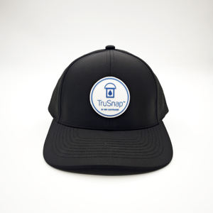 Casquette de baseball de performance perforée à 6 panneaux, imperméable, en tissu Dobby, motif fruits, avec logo personnalisé en patch de caoutchouc polyester - Product Image 5