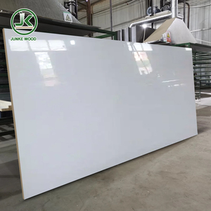2440x1220x18mm trắng <span class=keywords><strong>MDF</strong></span> 1mm 2mm 3mm Màu Trắng melamine bảng <span class=keywords><strong>MDF</strong></span> mỏng với kết cấu kết thúc - Product Image 1