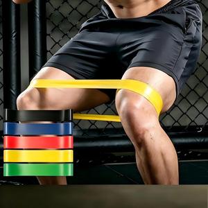 Bandes de traction pour gym et yoga, personnalisables avec logo, en matériau hautement élastique, pour entraînement longue durée - Product Image 1