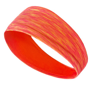 Bandeau tricoté rayé en spandex et polyester, fin, à séchage rapide, pour le sport en plein air, pour femmes - Product Image 1