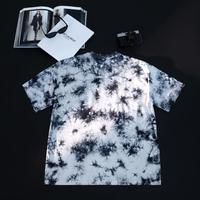 T-shirt Homme Oversize Lavé Imprimé Tie-Dye Style Grunge 100% Coton Vente en Gros Expédition Rapide Direct Usine Entrepôt USA