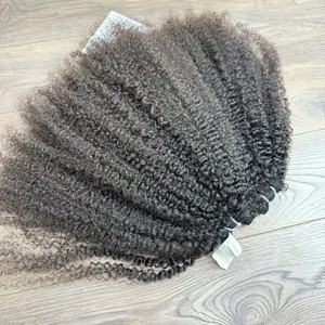 มัดผมมนุษย์หยิกหยักศกเวียดนามสีธรรมชาติสำหรับผู้หญิง - Product Image 4