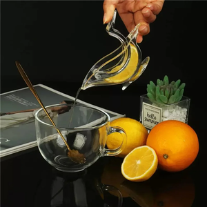 Exprimidor Manual de Limones, Mini Exprimidor de Frutas de Cocina, Forma de Pájaro, Plástico Transparente, Portátil, Multifuncional, Herramienta de Cocina - Product Image 5
