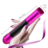 PRITECH Mini fer à cheveux chauffant sans fil portable taille compacte Mini fer à lisser plat sans fil rechargeable pour le voyage