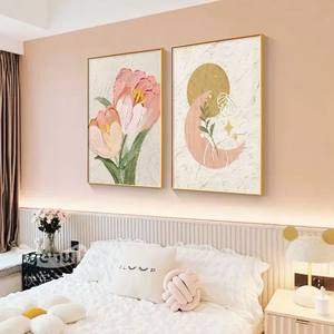 <span class=keywords><strong>ภาพ</strong></span>ตกแต่งผนังสไตล์โมเดิร์นเรียบง่าย ลวดลายใหม่ล่าสุด ให้ความรู้สึกเบาสบาย เหมาะสำหรับตกแต่งผนังห้องนอนหลัก - Product Image 1