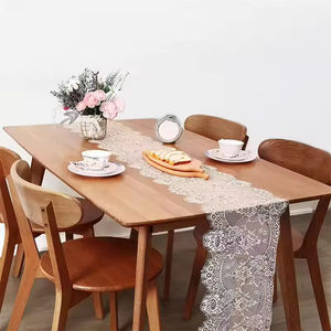 Zelo personalizzato personalizzato formato personalizzato tovaglia di <span class=keywords><strong>pizzo</strong></span> <span class=keywords><strong>bianco</strong></span> Vintage ricamato copertura del tavolo di <span class=keywords><strong>pizzo</strong></span> per la festa di nozze a casa all'aperto - Product Image 4