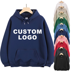 W50003 Vente en gros Sweat à capuche d'hiver en polaire thermique, style athlétique décontracté, avec poche kangourou, personnalisable avec logo - Product Image 1