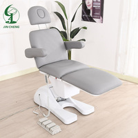 Jincheng Luxe Gris Salon Meubles Esthéticienne Aime Le Visage Chaise Lit Électrique Beauté Lit 3/4 Électrique Lit De Massage.