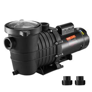 Pompe de piscine Vevor 1,5 CV à double vitesse 230 V 1100 W, filtre variable, auto-amorçante pour piscine enterrée - Product Image 1
