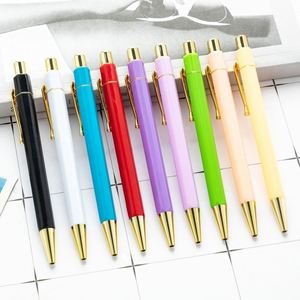 High Quality Novelty Promotion Cute Office Custom Logo 1.0Mm <b>Gold</b> Hexagon Ballpoint <b>Pen</b> for Writing - Product Image 1