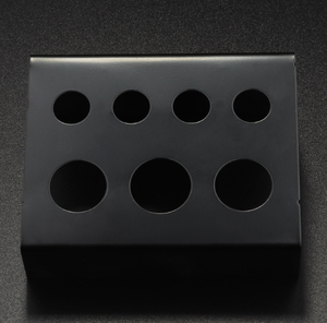 Portavasos de Tinta para Tatuajes de Acero Inoxidable de Alta Calidad, Color Negro, con 7 Orificios - Product Image 6