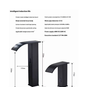 Sang Trọng Hiện Đại Thép Không Gỉ 304 Lạnh Nóng Mixer <span class=keywords><strong>Tap</strong></span> Nước Rửa Lưu Vực Tự Động Phòng Tắm Vòi Nước Cảm Biến Gốm Van Lõi - Product Image 6